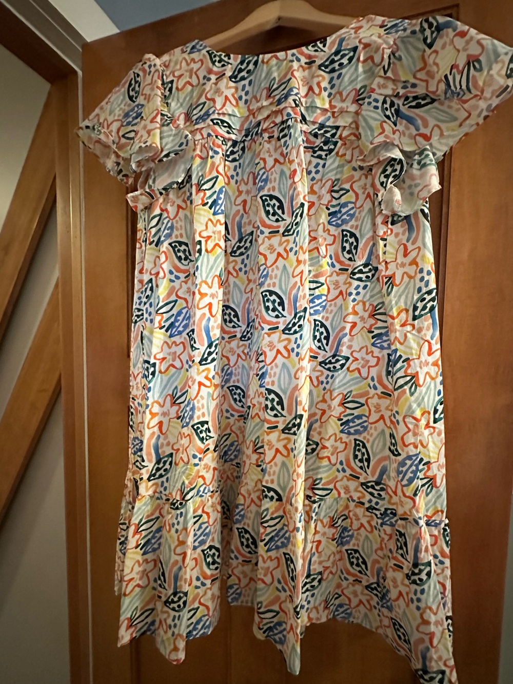 NWT Avara Floral Tiered Ruffle Dress in Multicolor